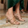 UNA HEALY RADIO ACTIVE SANDAL - GOLD