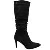 UNA HEALY REIN ME IN KNEE HIGH BOOT - BLACK SUEDE