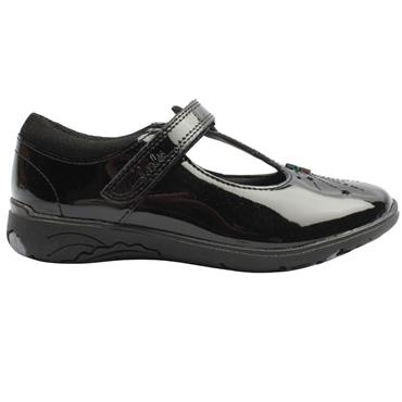 CLARKS RELDA MAGIC K SHOE - BLACK PATENT G