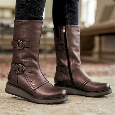 HEAVENLY FEET RHIANNON BOOT - BURGUNDY