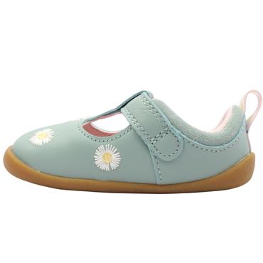 CLARKS ROAMER FLORA T SHOE - GREEN G