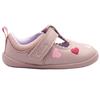 CLARKS ROAMER HEART T SHOE - DUSKY PINK F