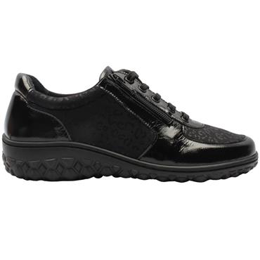 SOFTMODE ROSE SHOE EEE FIT - Black
