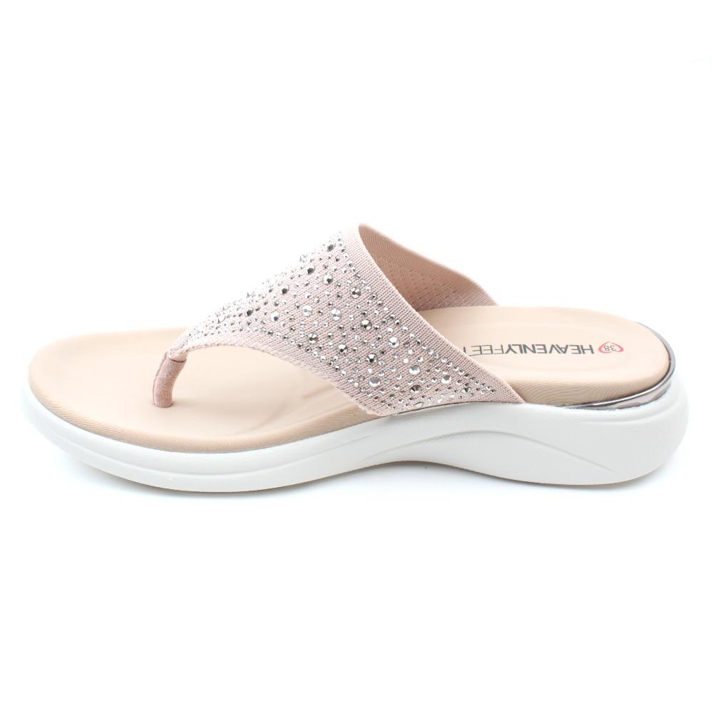 HEAVENLY FEET ROSE FLIP FLOP PINK Cordners Shoes