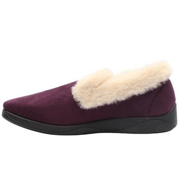 COZY TOES ROSE SLIPPER - PURPLE
