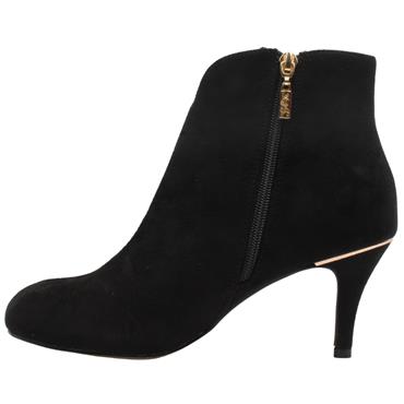KATE APPLEBY RUCKINGE BOOT - BLACK SUEDE