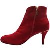 KATE APPLEBY RUCKINGE BOOT - RED SUEDE