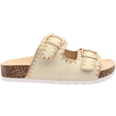 HEAVENLY FEET SANDY MULE - BEIGE