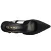SORENTO SAN REMO SLING BACK - BLACK SPARKLE
