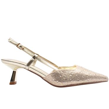SORENTO SAN REMO SLING BACK - GOLD SPARKLE