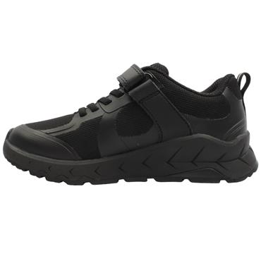 CLARKS SELVA EDGE K SHOE - BLACK F
