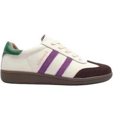 DRILLEYS SIXTY FOUR SHOE - BEIGE MULTI