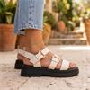 UNA HEALY SOMETHING SANDAL - CREAM