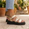 UNA HEALY SOMETHING SANDAL - GOLD