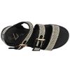 UNA HEALY SOMETHING SANDAL - WHITE BLACK