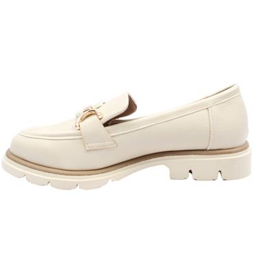 PATRIZIO COMO SURINAM LOAFER SHOE - CREAM