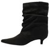 UNA HEALY TASTE BACK BOOT - BLACK SUEDE
