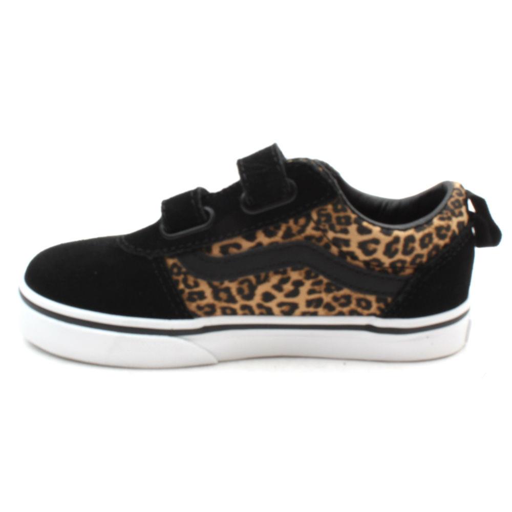 black and cheetah vans