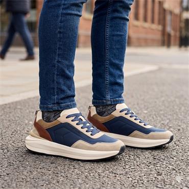 LLOYD AND PRYCE THIRTEEN SHOE - NAVY MULTI