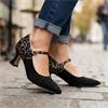 UNA HEALY THIS IS REAL STRAP SHOE - Black