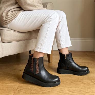 HEAVENLY FEET TRITON 2 BOOT - BLACK/LEOPARD