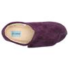 COZY TOES TULIP VELCRO SLIPPER - PURPLE