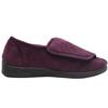 COZY TOES TULIP VELCRO SLIPPER - PURPLE