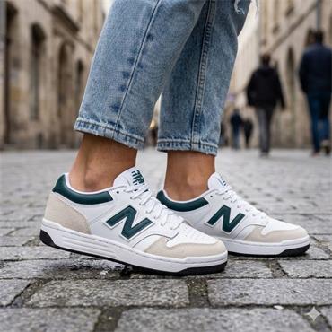 NEW BALANCE U480L5K1 TRAINER - WHITE GREEN