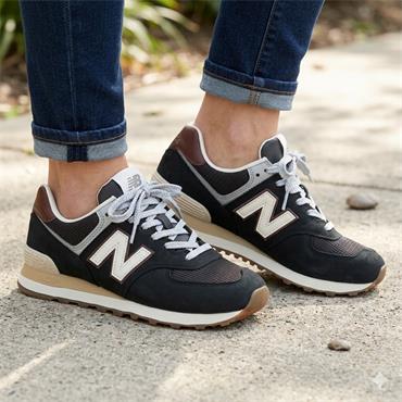 NEW BALANCE U5748SB TRAINER - BLACK BROWN