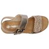RIEKER V0951 SANDAL - GOLD MULTI
