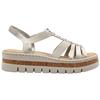 RIEKER V4918 SANDAL - SILVER