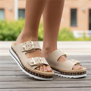 RIEKER V7955 MULE - NUDE