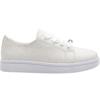 DUBARRY VALERIE COMMUNION SHOE - WHITE SILVER