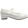 DUBARRY VELMA COMMUNION SHOE - WHITE PATENT