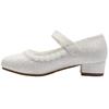 DUBARRY VELMA COMMUNION SHOE - WHITE MULTI