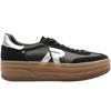 RIEKER W3700 SHOE - BLACK SILVER