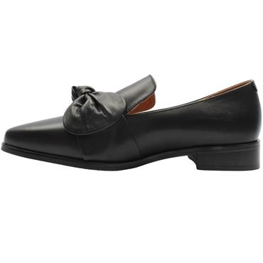 LORETTA VITALE W5366 SHOE - BLACK LEATHER