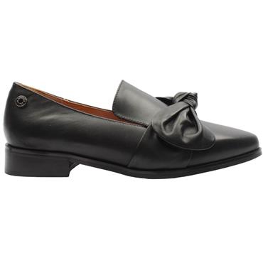 LORETTA VITALE W5366 SHOE - BLACK LEATHER