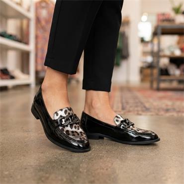 KATE APPLEBY SLIP ON WARSELEY - BLACK SILVER