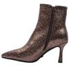 UNA HEALY WILD CAT BOOT - BRONZE