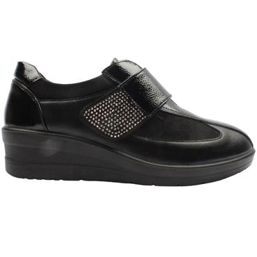 P COMFORT WW1708 SHOE - BLACK PATENT