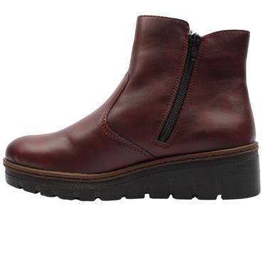 RIEKER X9165 GUSSET BOOT - WINE