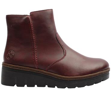RIEKER X9165 GUSSET BOOT - WINE