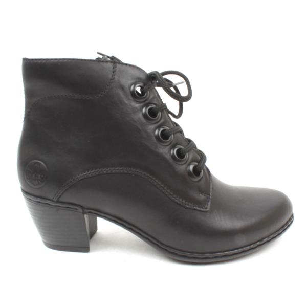 RIEKER Y2100 LACED ANKLE BOOT Black