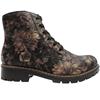 RIEKER Y9103 LACED BOOT - BLACK MULTI