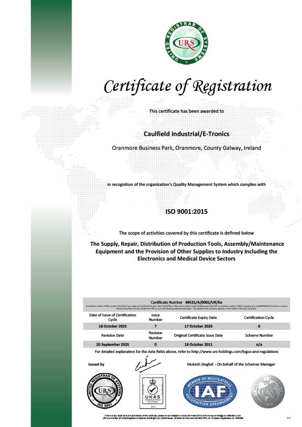 QUALITY CERTIFICATION