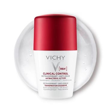 VICHY CLINICAL CONTROL 96HR DEPERSPIRANT ROLL ON DEODORANT 50ML