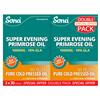 SONA EVENING PRIMROSE OIL 1000MGTWIN PACK NATURAL VITAMIN E 10% GLA CONTENT 30 X