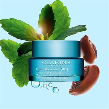 CLARINS HYDRA ESSENTIEL VERY DRY SKIN CREAM MOISTURISER 50ML