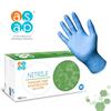ASAP BLUE REGULAR NITRILE PF EXAM GLOVES 100S
